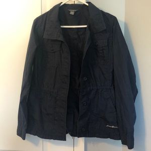 Eddie Bauer navy blue light jacket
